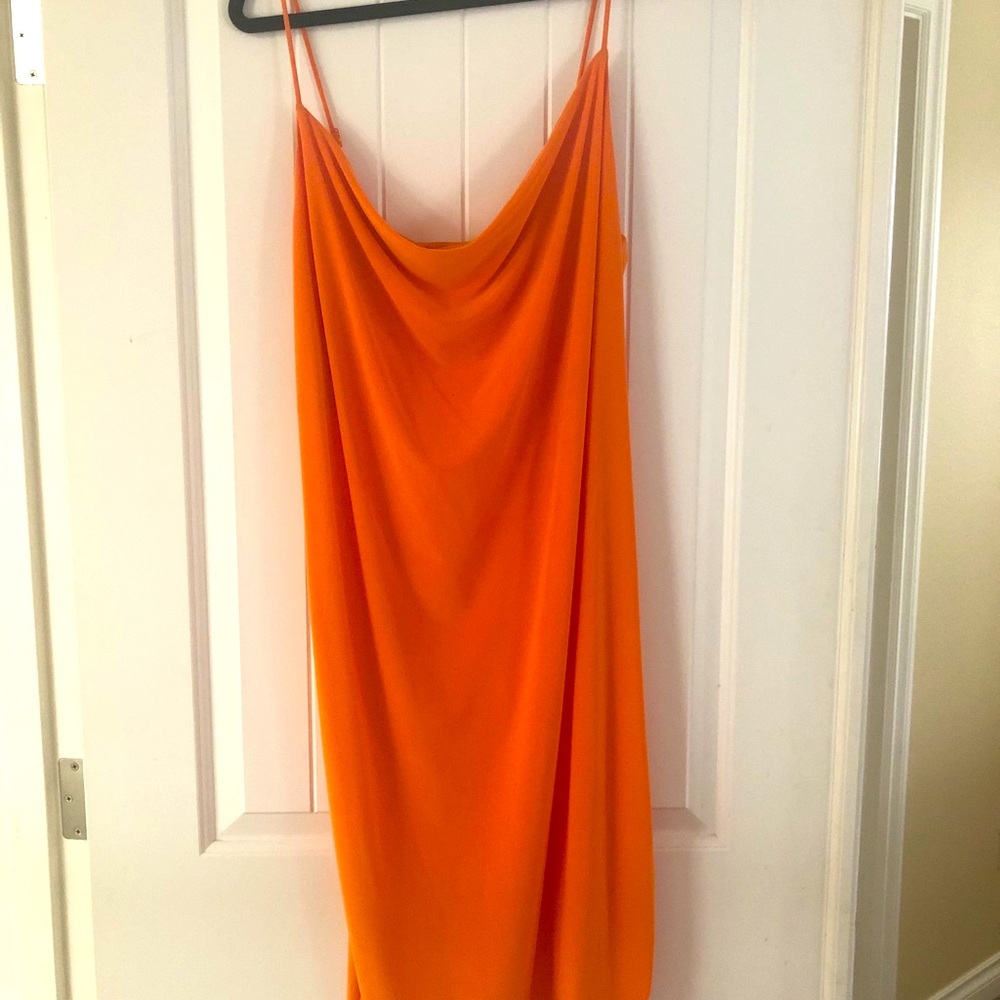 Zara tank dress with spaghetti straps